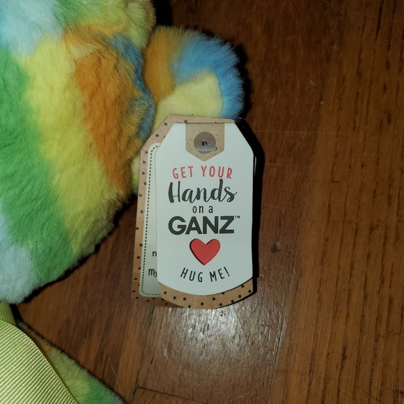 GANZ Sunshine Striped Plush Bear NWT - Picture 2 of 13